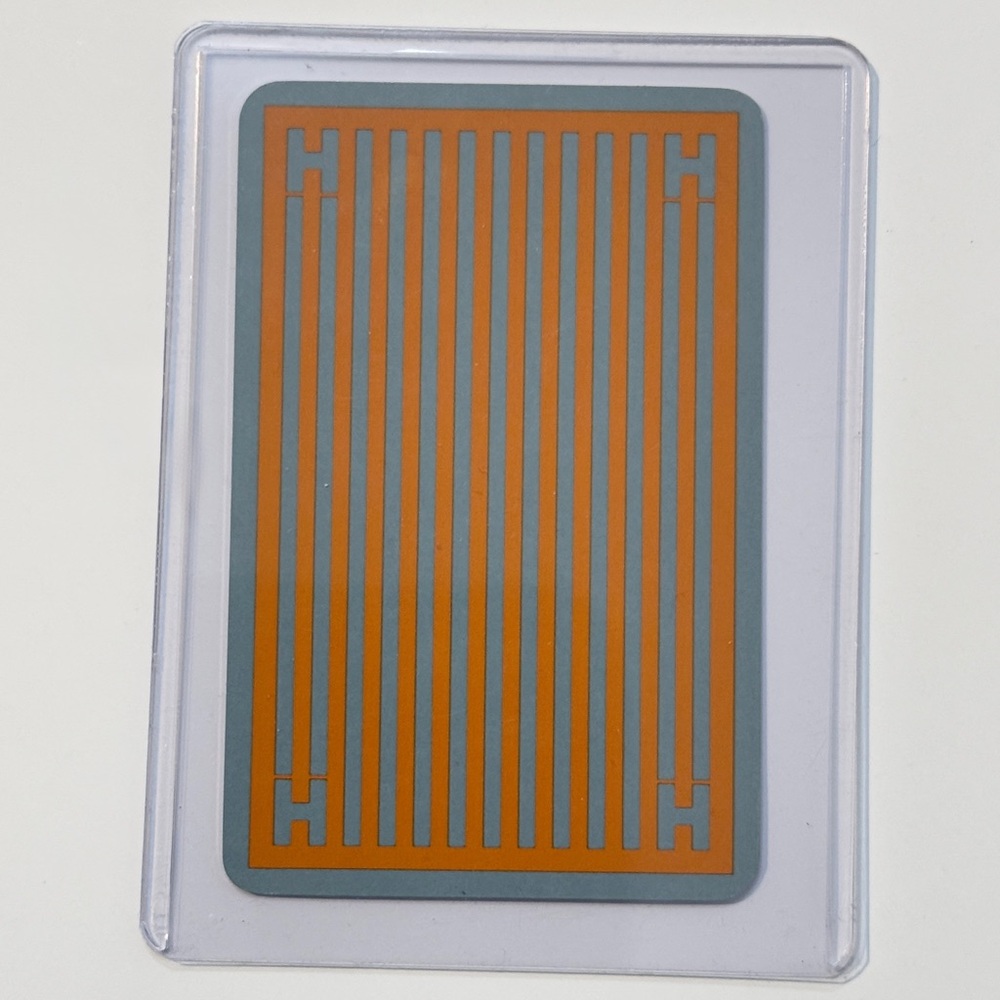 Hermès collectible playing card 4 of spades